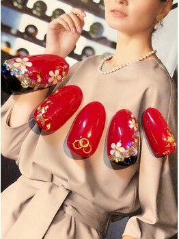 プラスジャム(Plus Jam)/【卒業式・入学式】 真赤な和柄