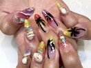 夏☆派手ネイル
