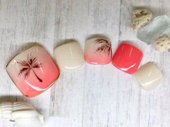 アルセア 上野御徒町店(Alcea)/手描き ヤシの木 サンセット