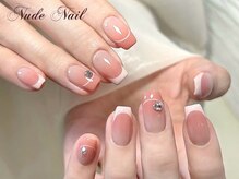 ヌード ネイルスタジオ 船橋店(Nude Nailstudio)/パラジェル/長さだし/オフのみ