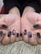 ネイルサロン シェリ(NAIL SALON Cheri)の写真/幻想的な光のフラッシュネイルにマグネット組み合わせ
人気のレオパード
