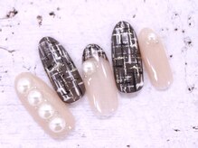 ネイルサロン ドルチェネイル 柏店(Dolce.Nail)/ツイード＃パール＃フレンチ