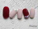 【HAND】パールデザインネイル