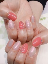 ピンクネイル