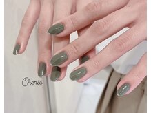 シェリエ(Cherie)/ミラースキニーフレンチ/カーキ