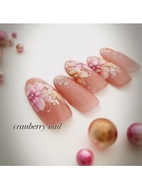 春ネイル　フラワーネイル