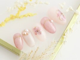 #紫陽花ネイル