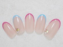 シックネイル(CHIC nail)/カラフル スキニーフレンチ