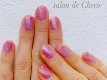 サロンド シェリー(salon de Cherie)/トレンドのマグネットネイル♪