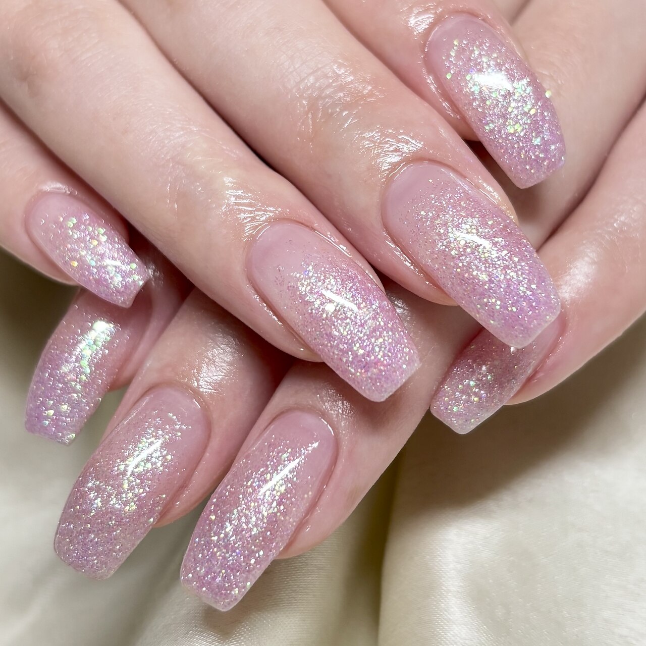 値下げ　新品レペット 38.5 (24cm) キラキラのラメ　グラデーション 値下げ新品レペット 38.5 (24cm) キラキラのラメグラデーション