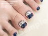 【FOOT】シンプルデザインコース★《夏本番！綺麗な足元に♪》#フットネイル