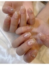 イリス(iris)/ツイードフレンチネイル