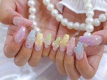 プティネイル(Puty Nail)/カラフルリボンネイル スカルプ