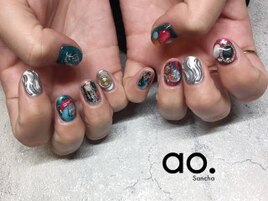 115min 個性派ネイル