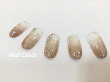 ネイルチックコウベ 銀天街店(Nail Chick kobe)/キララメグラデーションネイル
