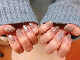 大人アクセサリーネイル