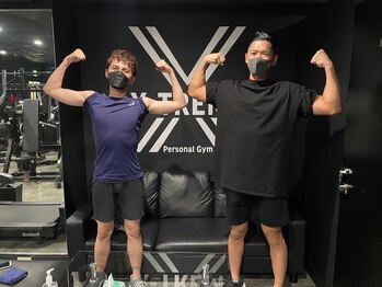 エクストリームパーソナルジム(X-TREME)/お客様と【パーソナルジム痩身】
