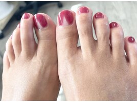 秋のフットネイル！