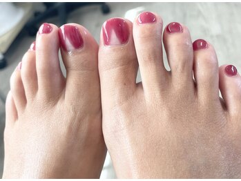 ヘアーアンドネイル ルシア(Hair&Nail Lucia)/秋のフットネイル!