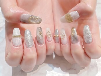 #ニュアンスネイル#大理石