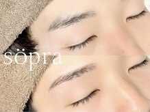 ソプラ 京都駅前店(sopra)/自眉を活かしたデザイン