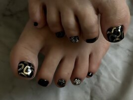 ブラック×ミラーアート　フット
