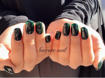 スエルテ ネイルサロン 北千住店/上品シンプル深みカラー ¥6000