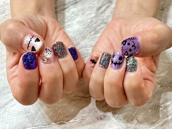 ジェー エス シー ネイル(J.S.C.nail)/お任せデザイン/ハロウィン