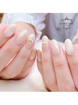 ピオニーネイル(peony nail)/ホワイトスノー