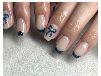 リボンネイル♪