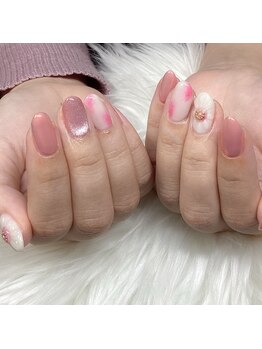 ソワ(sowa)/ぷっくりフラワーネイル