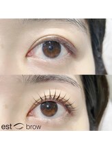 エストブロウ 麻布十番店(est brow)/まつげパーマ パリジェンヌ 眉毛