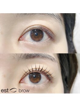 エストブロウ 麻布十番店(est brow)/まつげパーマ パリジェンヌ 眉毛
