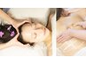 超熟睡＊ドライヘッドスパ＋選べるボディケア【90分】¥11100→