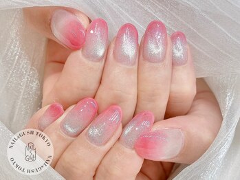 ネイルズガッシュ 大森駅前店(NAILs GUSH)の写真/≪シンプル可愛いデザインがいっぱい≫定額のご用意もあります♪ワンカラー/マグネット/オフィス
