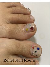 リリーフネイルルーム(RELiEF NAiL ROOM)/フットワンカラーコース