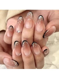 大人ガーリーネイル