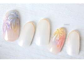 花火ネイル