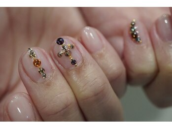 ハンドネイル/クリアデザイン