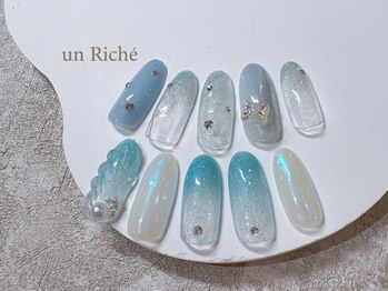 アンリッシュ 新宿東口店(un Riche)の写真/800種類以上!毎月新デザインを更新♪【アート定額7150円～】ニュアンス・マグネット・トレンドを楽しんで☆