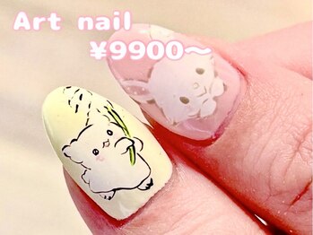 ゆびノさき オモテサンドウ(ゆびノさき+omotesando)の写真/《パラジェル認定サロン》Artやり放題 60分¥6950～◆圧倒的な再現力と可愛さ！痛ネイル/キャラ/３DArtもOK!