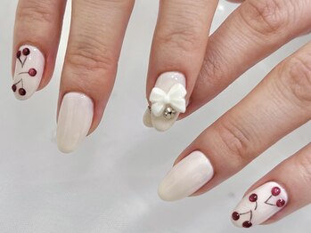 リル ビジュー(Lil' bijou)/さくらんぼネイル