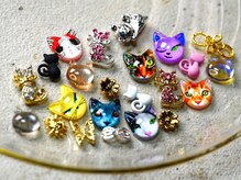 長さだし/フィルイン/持ち込み　tamaco_nail 旭川【タマコネイル】【2/26 OPEN予定】/猫ちゃん好きのパーツ