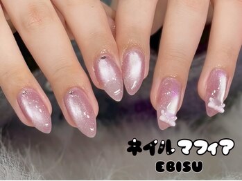 ネイルマフィア 恵比寿(NAIL MAFIA)の写真/【ラメグラ・ワンカラ-￥5500♪】技術・雰囲気・おもてなし…どこをとっても大満足な数少ない上質サロン☆