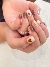 ル ソレイユ(Le soleil)/べっ甲ネイル　by mikiko