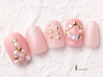 アイネイルズ 横浜WEST店(I-nails)/クリスマスリースネイル　9480円