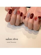 サロンリーベ(salon reve)/クリアボルドー×ニュアンス
