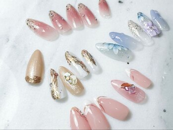 サティス ネイル(SATIS NAIL)の写真/持ち込みデザイン◎理想のデザインを再現度高く叶えます♪パッと目を引くこだわりネイルはSATIS NAILまで☆
