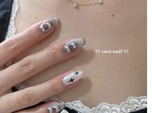 ココネイル 吉祥寺(coco.nail)/リボン　バレエコア　ワンホン