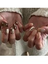 brown × silver